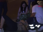 Antalya'da Skuter Kullanan Ki�i Kasisi Fark Etmedi, Yaraland�