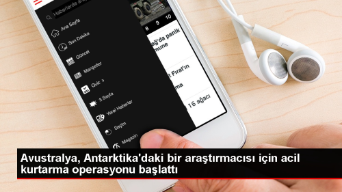 Antarktika'da Acil Kurtarma Operasyonu Balatld