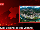 Arhavi'de 8 düzensiz göçmen yakalandı