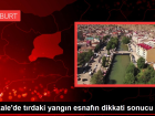 A�kale'de t�rdaki yang�n esnaf�n dikkati sonucu �nlendi