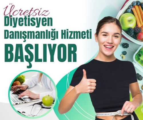 Atakum Belediyesi ve zgecan Kadn Danma Merkezi'nden cretsiz Diyetisyen Danmanl Hizmeti