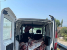 Aydın'da Durdurulan Hafif Ticari Araçta 300 Kilogram Kaçak Et İmha Edildi