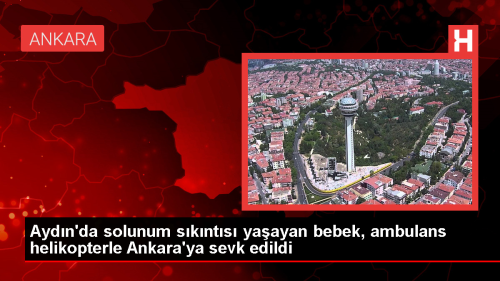 Aydn'da Solunum Sknts Yaayan Bebek Ankara'ya Sevk Edildi
