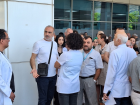 Bafra Devlet Hastanesi'nde Doktora Sald�r� K�nand�