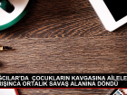 Ba�c�lar'da �ocuklar�n kavgas� ailelerin kar��mas�yla sava� alan�na d�nd�