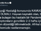 Bakan Fahrettin Koca'dan maymun �i�e�i hastal��� a��klamas� A��klamas�