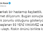 Bakan Koca: 61 ya��nda erkek bir hastam�z� kaybettik