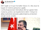 Bakan Koca, ABD'li mevkidaşıyla görüştü