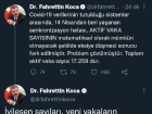 Bakan Koca: Aktif vaka say�s� 17 bin 259'dur