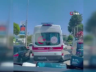 Bakan Koca, ambulans�n �n�n� a�an Ordulu �of�rlere te�ekk�r etti
