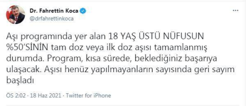 Bakan Koca: 