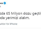 Bakan Koca: A��da 65 milyon dozu ge�tik