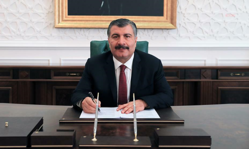 Bakan Koca'dan, Balkl Rum Hastanesi'ndeki yangna ilikin aklama Aklamas