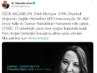 Bakan Koca'dan, 'Dilek hemşire' paylaşımı