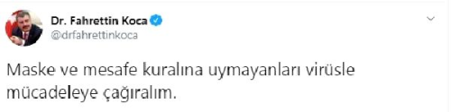 Bakan Koca'dan, virsle mcadele ars