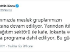 Bakan Koca: Kafe, lokanta ve restoran �al��anlar� yar�n a�� program�na dahil edilecek