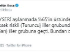 Bakan Koca: Kilis ve Kayseri orta riskli iller grubuna ge�ti