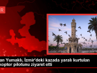 Bakan Yumaklı, yangında yaralanan Kırgız pilotu ziyaret etti