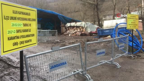 Bart�n'da 3 k�y karantinaya al�nd�