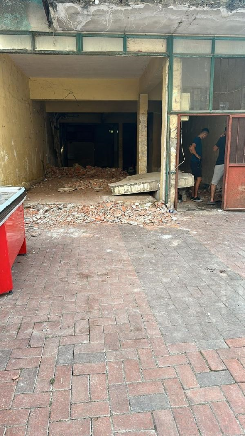 Bartn'da Tadilat inde Yaralanan Usta Hastaneye Kaldrld
