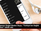 Beypazar� Do�al Maden Suyu, T�rkiye'nin Sa�l�k Markas� �d�l�ne lay�k g�r�ld�