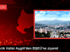 Bilecik Valisi �efik Ayg�l, Bilecik �eyh Edebali �niversitesi Rekt�r� Prof. Dr. ��kr� Beydemir ile bir araya geldi