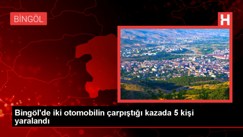 Bingl'de Otomobil arpmas: 5 Kii Yaraland