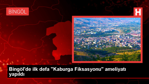 Bingl'de trafik kazasnda kaburga fiksasyonu ameliyat ile hasta salna kavutu