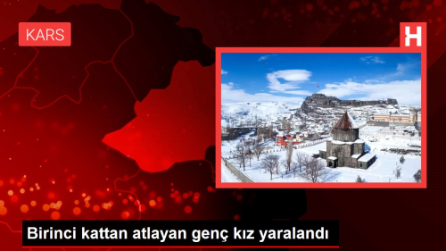 Birinci kattan atlayan gen kz yaraland