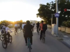 Bisikletliler sa�l�kl� ya�am i�in pedal �evirdi