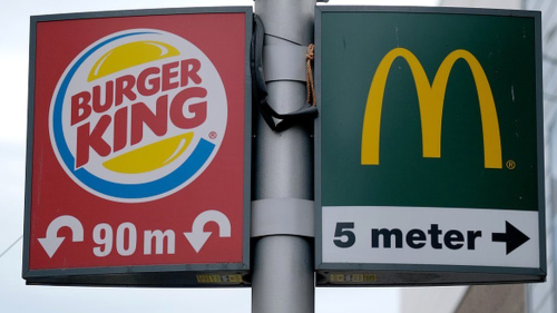 Burger King'den 'McDonald's'tan sipari verin' ilan