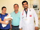 Bursa'da ba��rsa�� ters d�nen bebek tek seansl�k ameliyatla sa�l���na kavu�tu