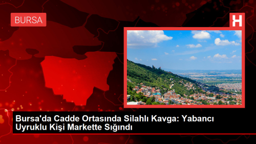 Bursa'da Cadde Ortasnda Silahl Saldr