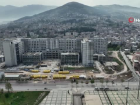 Bursa'da dev sa�l�k kompleksi h�zla y�kseliyor