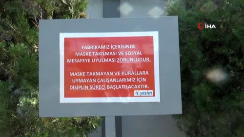 Bursa'da firmalara Covid-19 denetimi