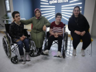 Bursa sa�l�k haberleri | Hidayet Y�ld�r�m ve engelli iki k�z� Engelsiz Ya�am Merkezi'nde hayata tutundu