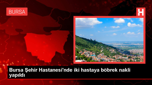 Bursa ehir Hastanesi'nde 15 gn arayla iki erkek hastaya bbrek nakli yapld