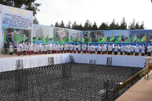 �al�k'tan T�rkmenistan'da sa�l�k ata��: 810 milyon dolarl�k hastanelerin temeli at�ld�