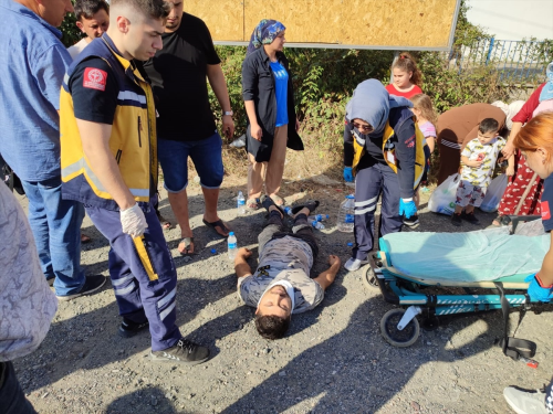 aramba'da trafik kazas: 1 kii yaraland