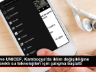 in ve UNICEF, Kamboya'da iklim deiikliine dayankl su teknolojileri iin alma balatt