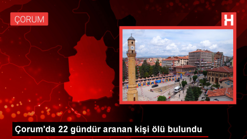 orum'da Alzheimer hastas kayp kiinin cesedine ulald