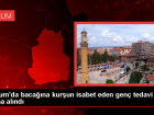 �orum'da bilinmeyen bir mermiyle yaralanan gen� hastanede tedavi alt�na al�nd�