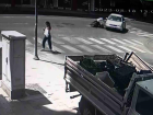 Denizli'de Motosiklet Kazas�: Saniye Saniye Kamerada