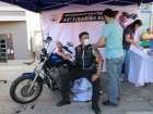 Denizli'de motosiklet tutkunlar�, a��n�n �nemine dikkati �ekmek i�in birlikte a�� oldu