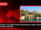 Depremde �ocuklara ko�an hem�irenin �abas� g�venlik kameras�na yans�d�
