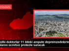 Depremde uzuvlar�n� kaybedenlere �cretsiz protez merkezi