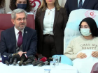 Depremin 248'inci saatinde kurtar�lan Aleyna �lmez, tedavi g�rd��� hastaneden taburcu oldu