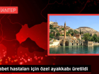 Diyabet hastalar iin zel ayakkab retildi