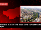 Diyarbakr Bykehir Belediyesi Baykal ve Sarca mahallerine paket artma tesisleri kuruyor
