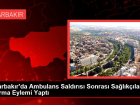 Diyarbak�r'da Ambulans Sald�r�s� Sonras� Sa�l�k��lar Oturma Eylemi Yapt�